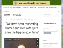 Tablet Screenshot of ancestralmedicinewomen.com